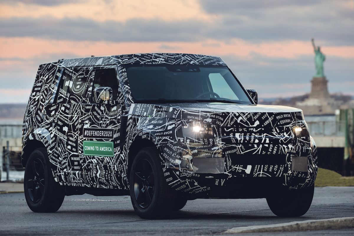 What we've currently seen of the production Land Rover Defender, due for release as a 2020 model year. I'm not seeing a huge resemblance between this and the LEGO model but maybe it's all in the detail …