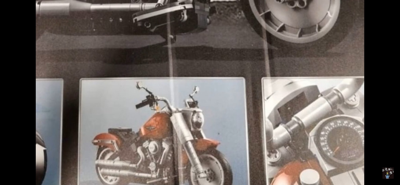 Leaked shot of the instructions showing some close up detail on the Creator Expert 10269 Harley Davidson