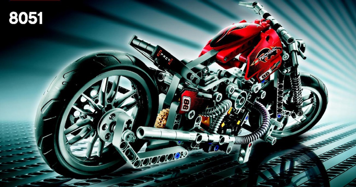 The Cruiser, a B Build of the 2010 Technic Motorbike from the set 8051