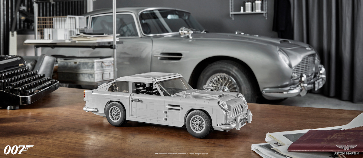 LEGO Creator James Bond™ Aston Martin DB5, apparently pictured in Q division. Image © LEGO.