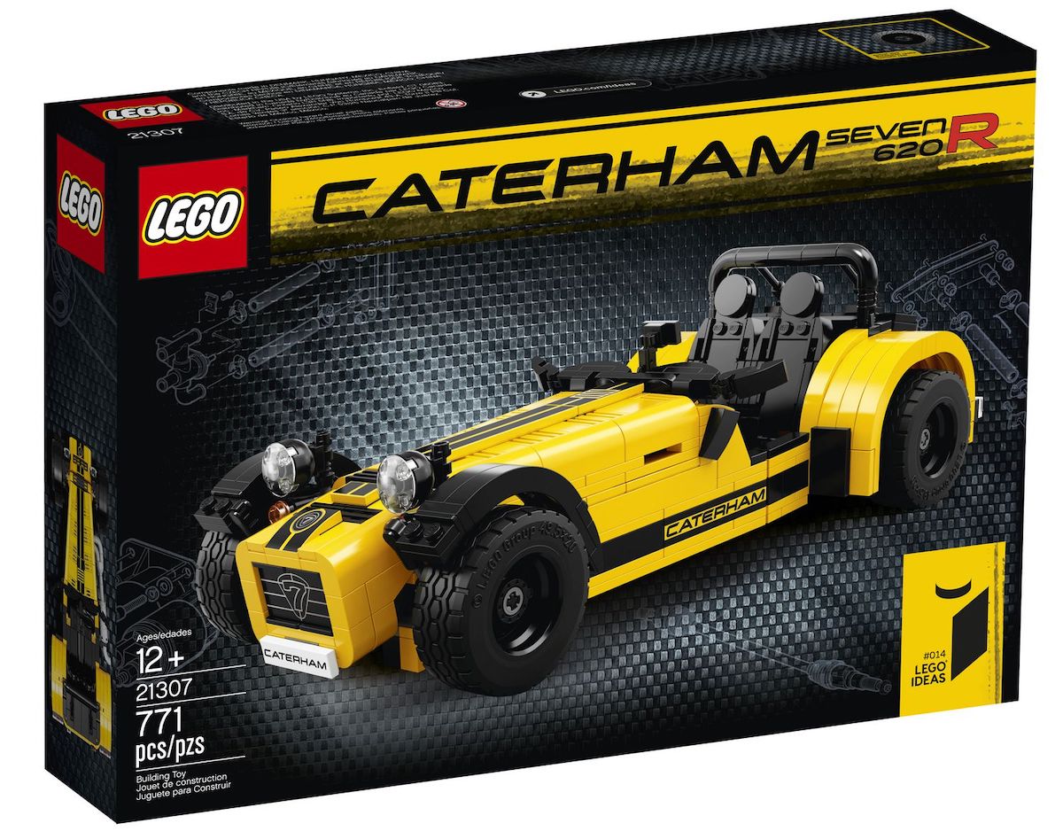 The LEGO Ideas Caterham Seven 620R, set 21307.