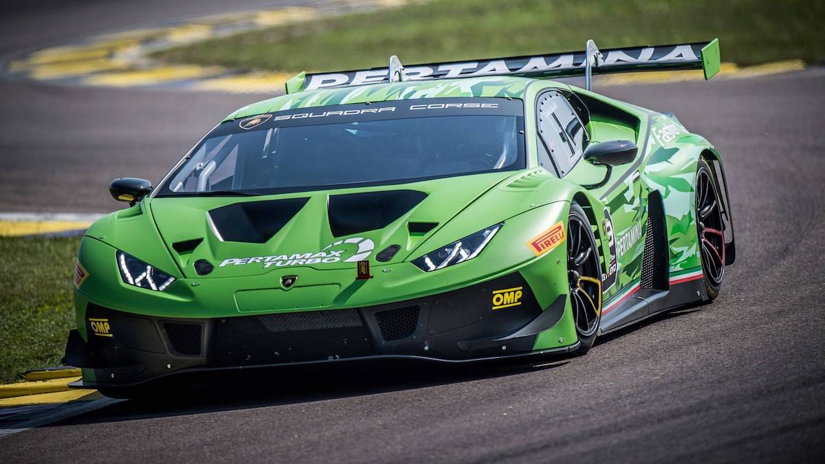 The 2019 Lamborghini Huracan GT3 Evo. Image © Lamborghini