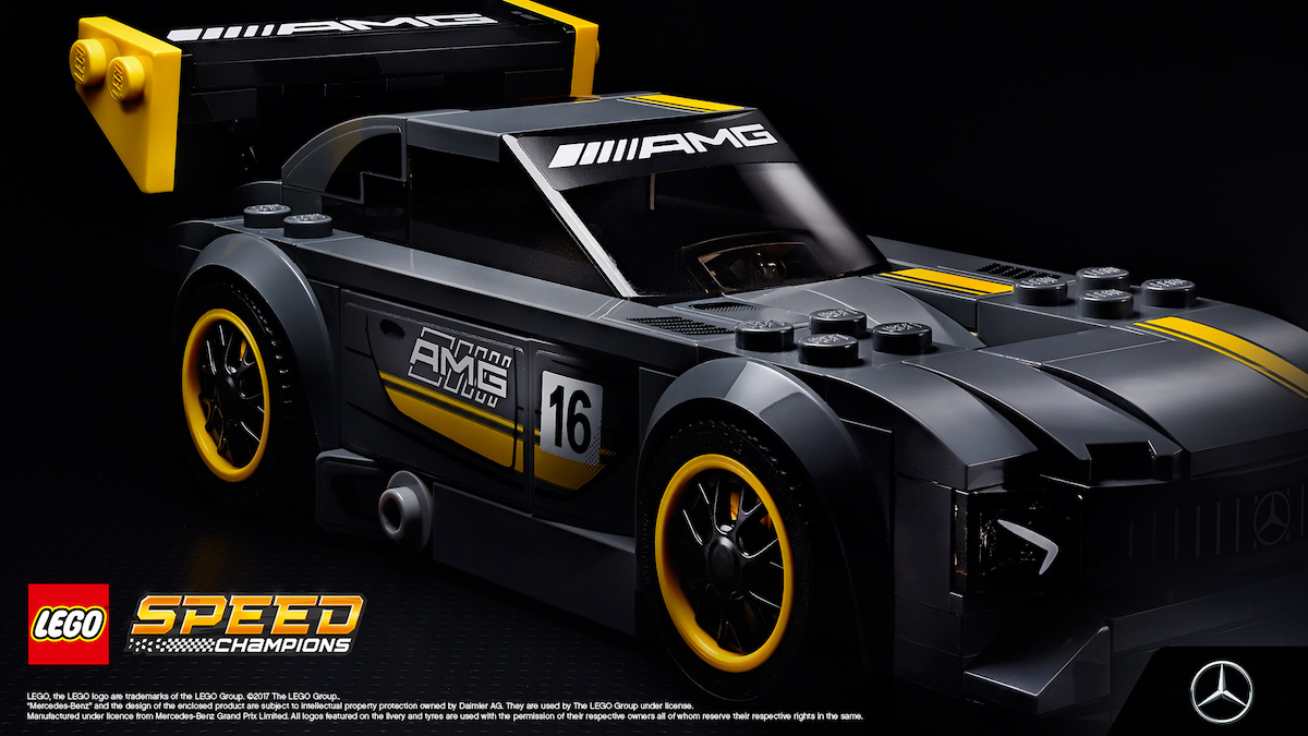 The Speed Champions Mercedes-AMG GT3 Set 75887 released in 2017.