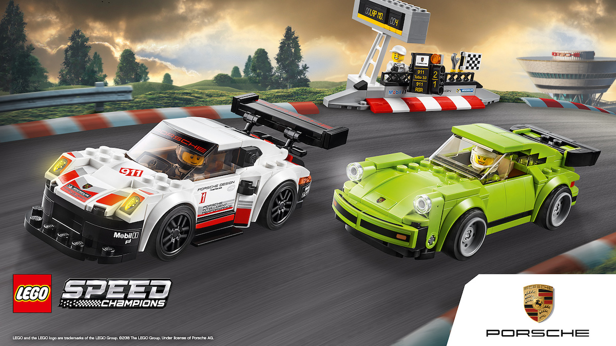 The Speed Champions 911 RSR and 911 Turbo 3.0 set. Image © LEGO Group