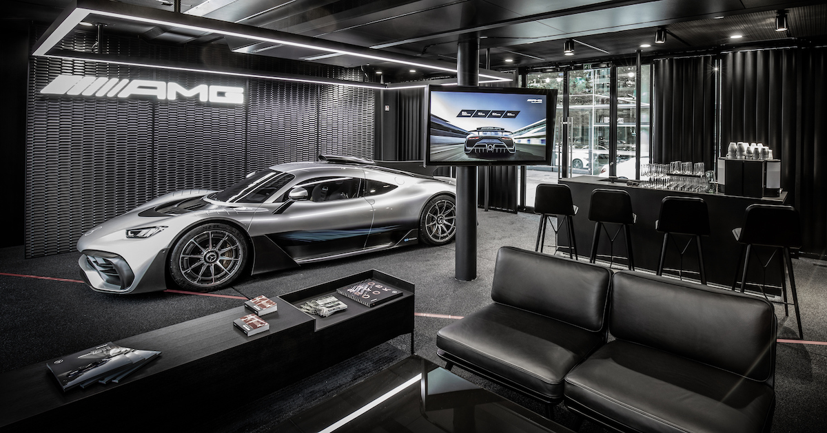 The Mercedes AMG One, due for release in 2020 is an excellent candidate for a pair set with it's F1 bigger brother, the 2019 Mercedes-AMG F1 EQ10 WQ Power+. Image © Mercedes-AMG