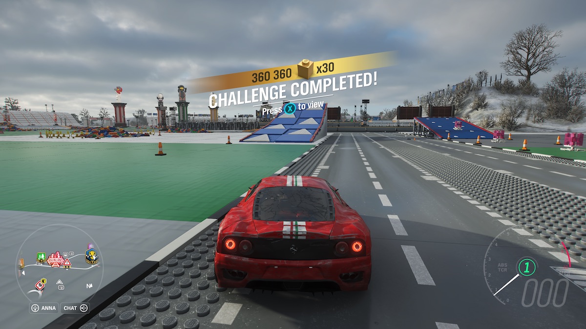 Completing the 360 360 challenge is straightforward, but it'll damage your Ferrari 360 Challenge Stradale in the process... 