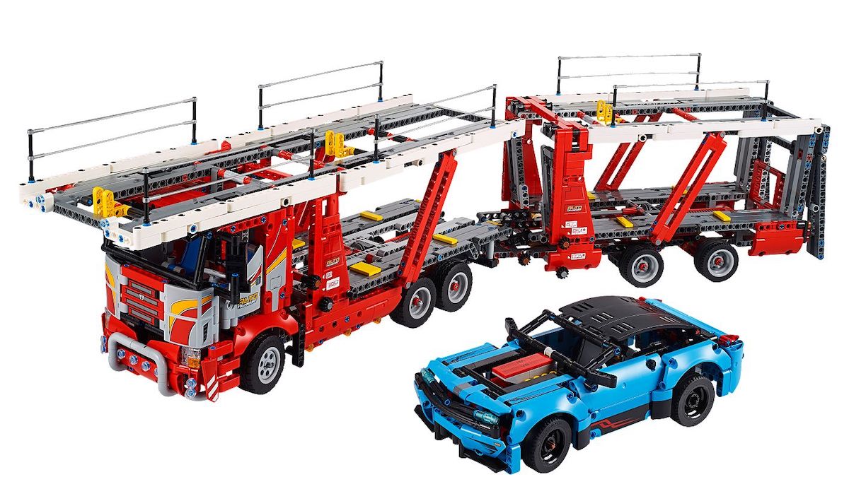 The August release Technic sets, including the Car Transporter (set 42098) seen here, have been popular.