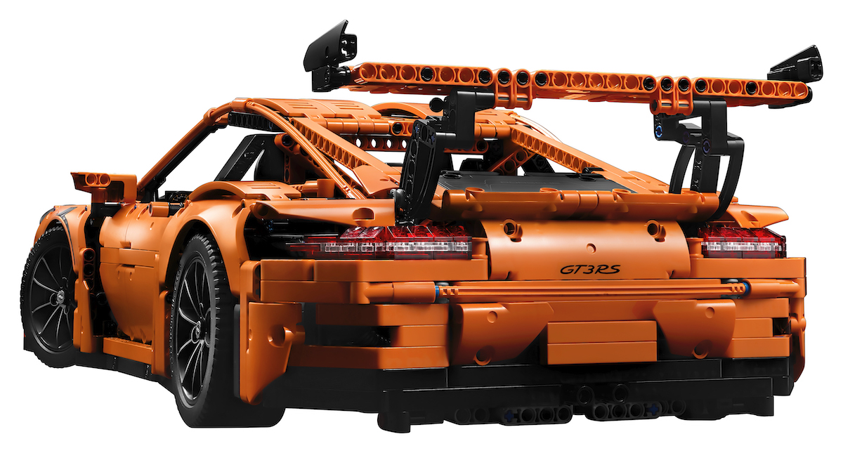 The LEGO Technic Porsche 911 GT3 RS 42056 from 2016. Will we see another Volkswagen Audi Group Ultimate Technic Set, or will LEGO establish a relationship with another brand in the line? We're hoping to see McLaren.