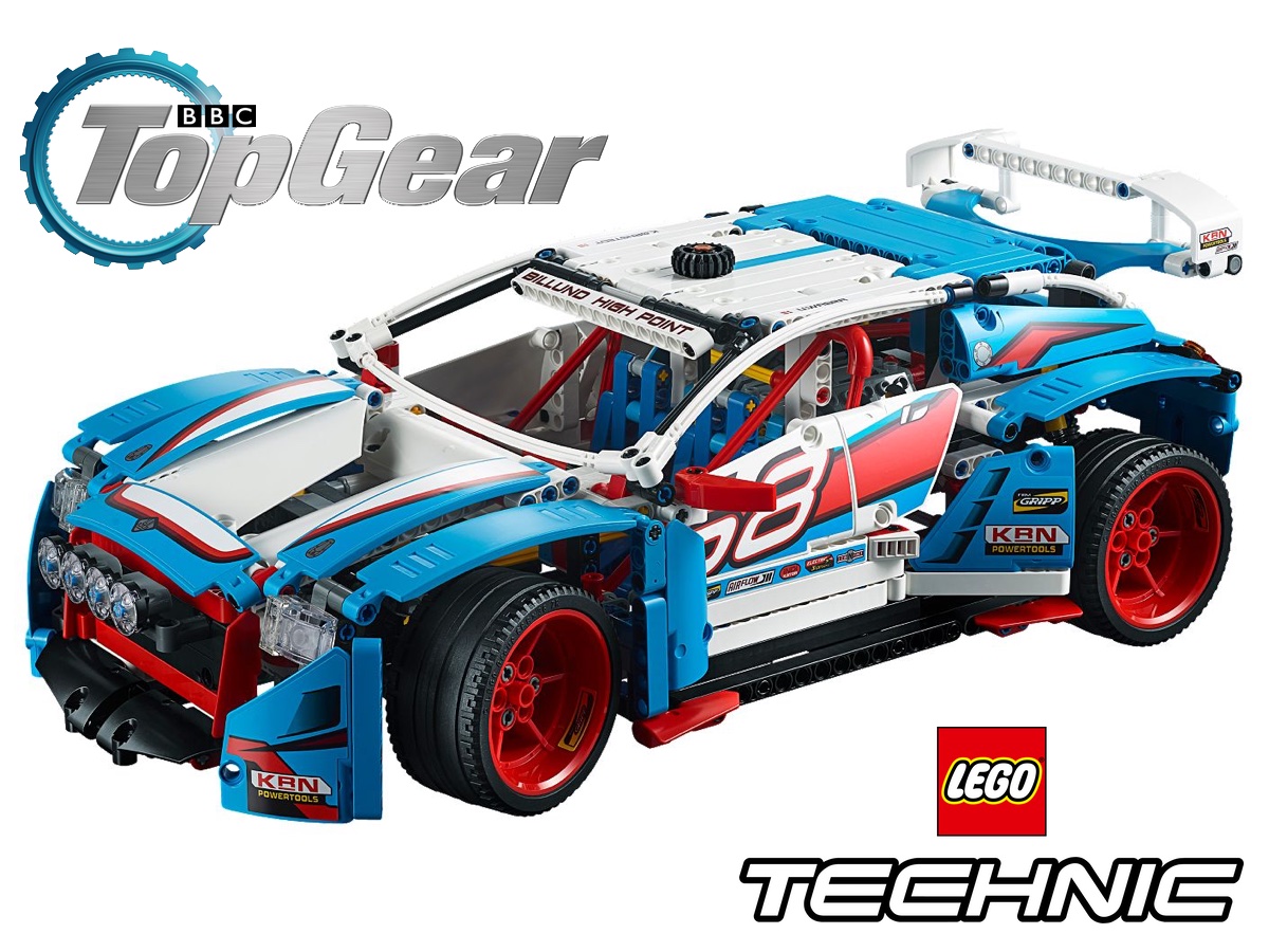 The current LEGO Technic Rally Car, set 42077. We're expecting to see an app-based remote control rally car without a manufacturer licence - this set seems like a reasonable starting point.