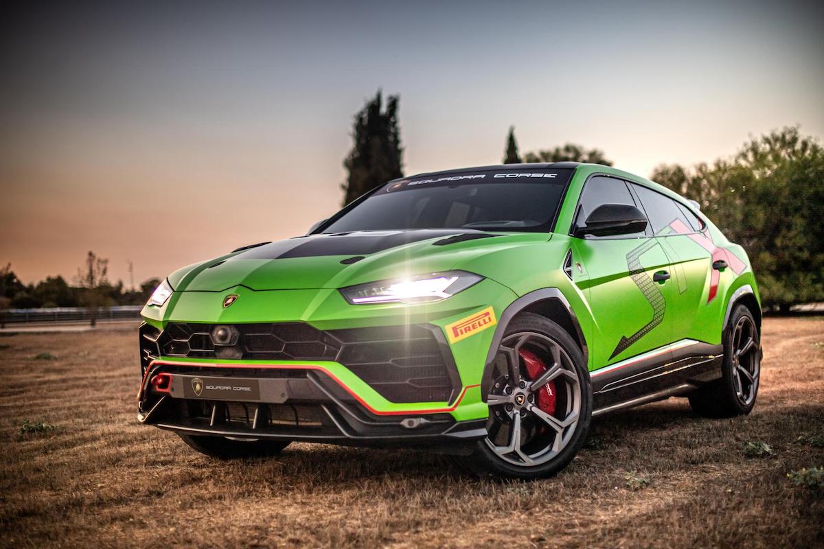 The real life Lamborghini Urus ST-X, destined to compete in rallycross style racing at the Misano racetrack. Image © Lamborghini.