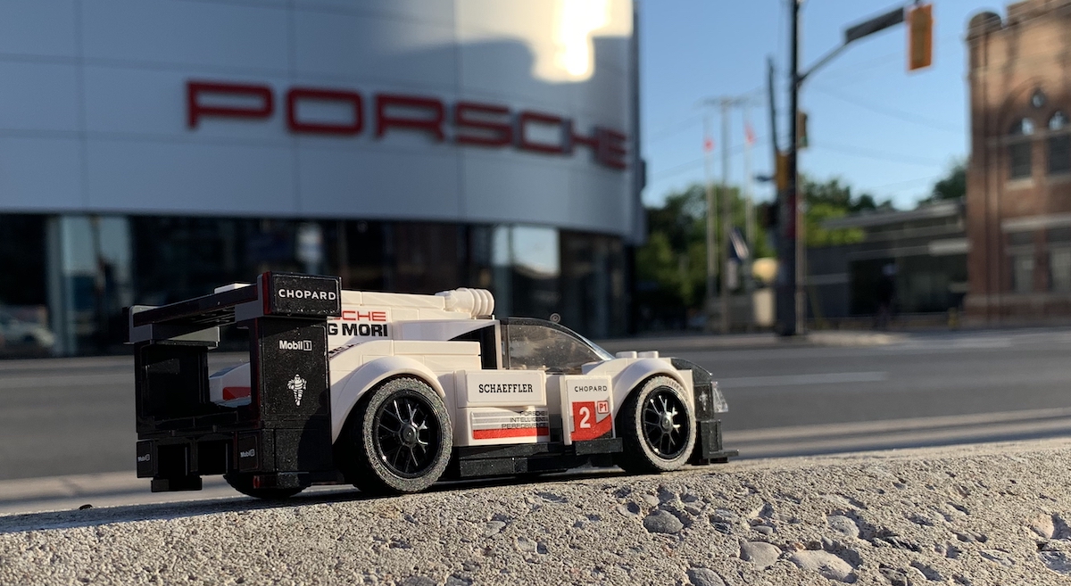 An impromptu visit for this Porsche Center from the Le Mans winning model. The side profile and BBS-style rims on this model are awesome and it looks great on display.